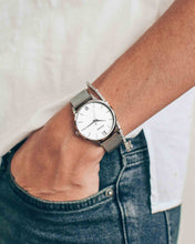 Load image into Gallery viewer, Eros Mesh Petite - Silver + White