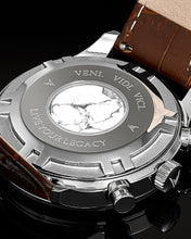 Load image into Gallery viewer, The Chrono S - Blue/Brown 40mm