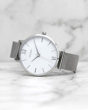 Load image into Gallery viewer, The Eros Mesh - Silver + White