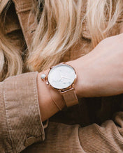 Load image into Gallery viewer, The Bracelet - Rose Gold + Carrara Large
