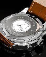 Load image into Gallery viewer, The Chrono S - Silver/Tan
